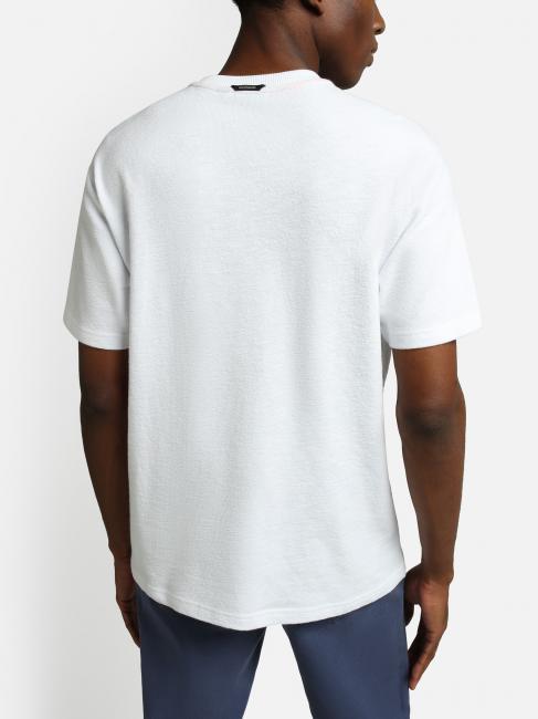 S-MAEN SS Cotton T-shirt bright white 002 - T-shirt