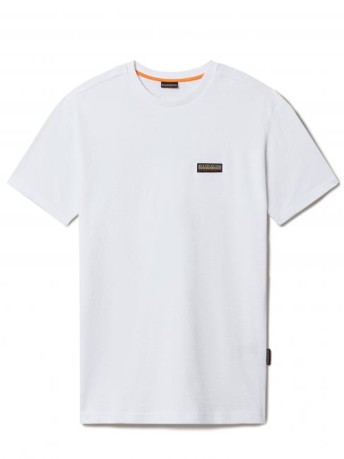 S-MAEN SS Cotton T-shirt bright white 002 - T-shirt