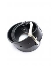 AERONAUTICA MILITARE CINTURA UOMO Made in Italy leather Black - Belts - 3