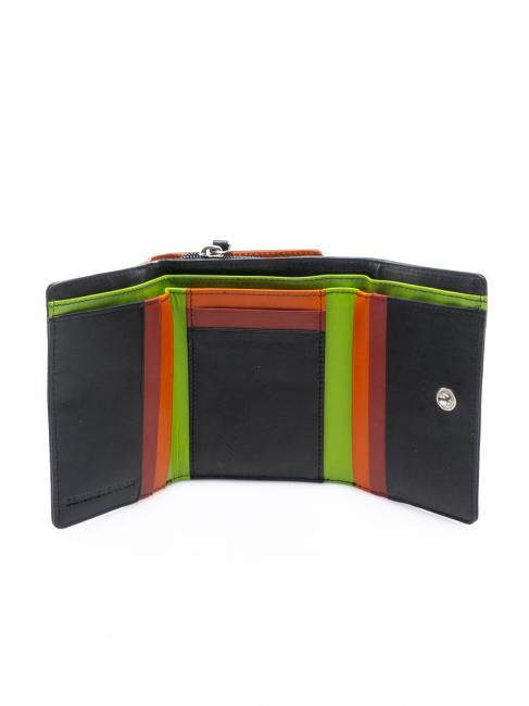 COLORFULL Leather wallet Black - Women’s Wallets