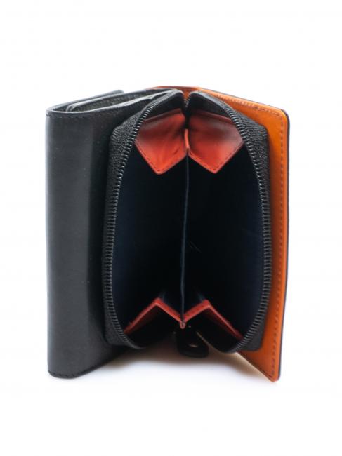 COLORFULL Leather wallet Black - Women’s Wallets
