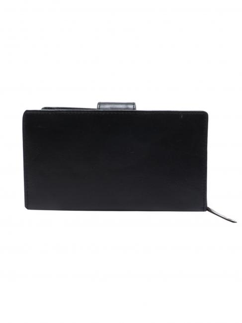 COLORFULL Woman leather wallet Black - Women’s Wallets