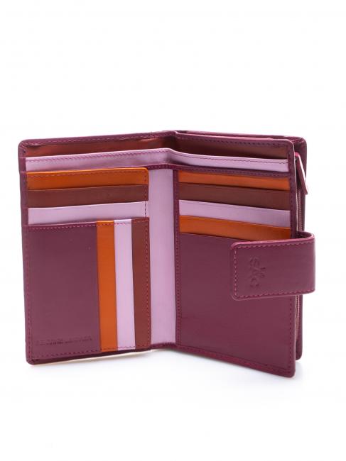 COLORFULL Woman leather wallet fx - Women’s Wallets