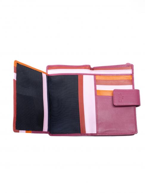COLORFULL Woman leather wallet fx - Women’s Wallets