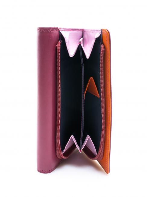 COLORFULL Double compartment leather wallet fx - Women’s Wallets