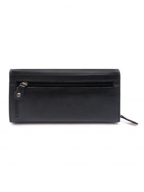 COLORFULL Leather wallet, with coin purse Black - Women’s Wallets