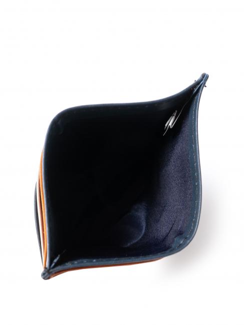 COLORFULL Flat leather card holder Black - Men’s Wallets