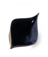 LESAC COLORFULL Flat leather card holder Black - Men’s Wallets - 2