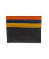 LESAC COLORFULL Flat leather card holder MORO - Men’s Wallets - 3