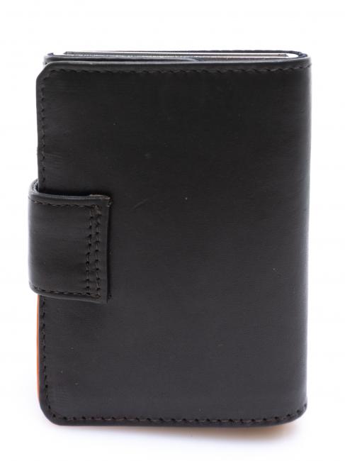 COLORFULL Leather wallet with aluminum card holder MORO - Men&rsquo;s Wallets