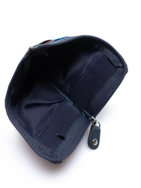 COLORFULL Flat leather wallet blue - Men’s Wallets