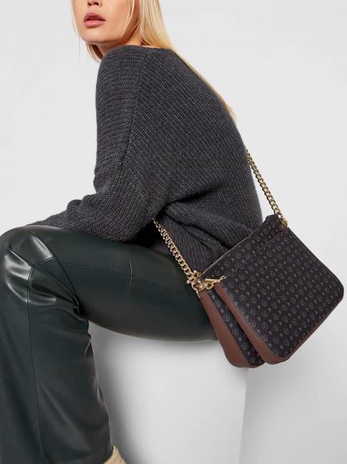 HERITAGE  Chain shoulder bag black brown - Women&rsquo;s Bags