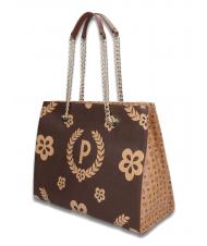 POLLINI HERITAGE  Shopping bag with all over print - Women’s Bags