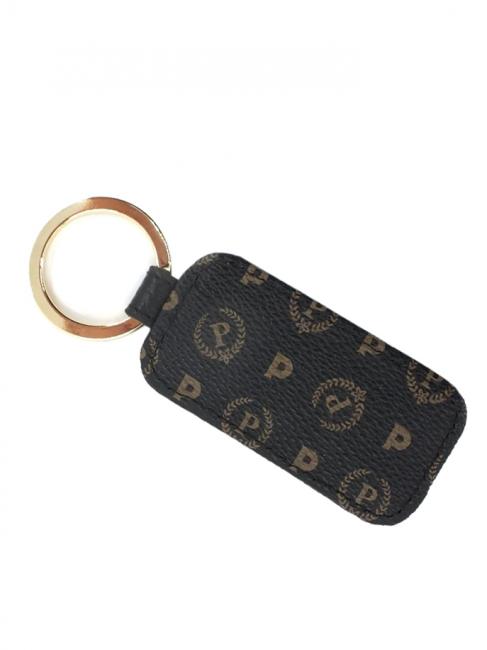 HERITAGE Logo print keychain Black - Key holders