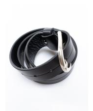 AERONAUTICA MILITARE CINTURA IN PELLE Made in Italy Black - Belts - 3