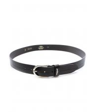 AERONAUTICA MILITARE CINTURA IN PELLE Made in Italy MORO - Belts - 2