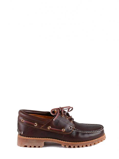 AUTHENTICS 3 EYE Leather boat shoes brown - Men&rsquo;s shoes