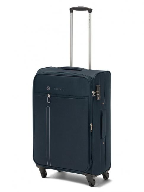 ONE WAY Set of 3 hand luggage trolley, medium exp, large exp Dark blue - Trolley Set