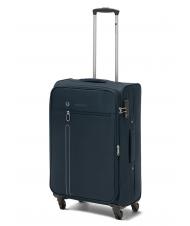 R RONCATO ONE WAY Set of 3 hand luggage trolley, medium exp, large exp Dark blue - Trolley Set - 4