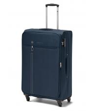 R RONCATO ONE WAY Set of 3 hand luggage trolley, medium exp, large exp Dark blue - Trolley Set - 5