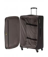 R RONCATO ONE WAY Set of 3 hand luggage trolley, medium exp, large exp Black - Trolley Set - 2