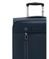 R RONCATO ONE WAY Large size trolley, expandable blu navy - Semi-rigid Trolley Cases - 3