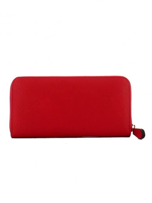 LASERED OVAL T Large zip around wallet poppy - Women&rsquo;s Wallets