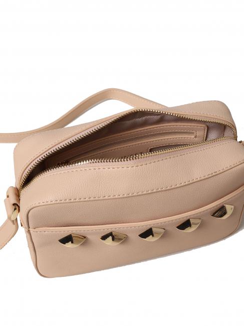 SQUARED STUDS Shoulder bag with zip cuban sand - Women&rsquo;s Bags
