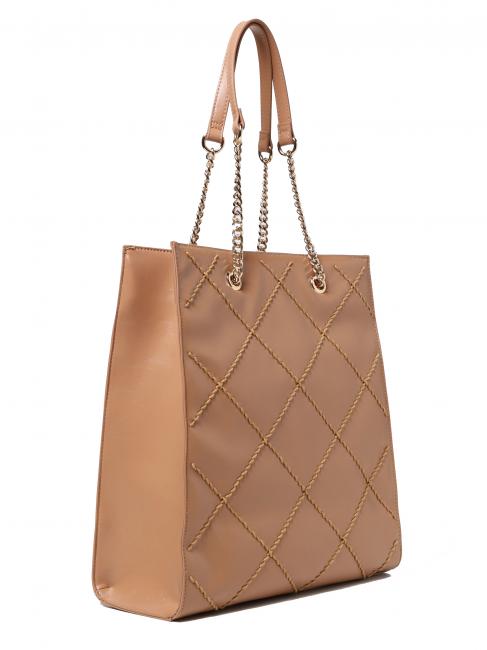 BIG STITCHING Vertical quilted tote bag cuban sand - Women&rsquo;s Bags