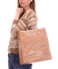 TWINSET BIG STITCHING Vertical quilted tote bag cuban sand - Women&rsquo;s Bags - 4