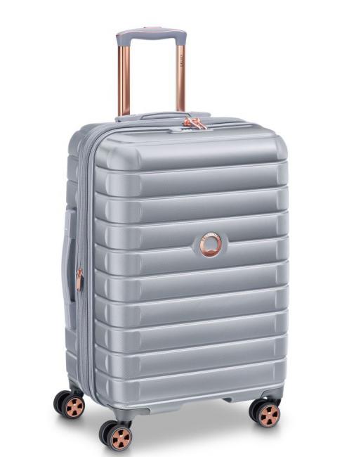 SHADOW 5.0 Medium size trolley, expandable GREY - Rigid Trolley Cases