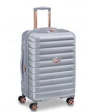 DELSEY SHADOW 5.0 Medium size trolley, expandable GREY - Rigid Trolley Cases - 3