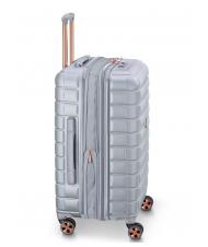 DELSEY SHADOW 5.0 Medium size trolley, expandable GREY - Rigid Trolley Cases - 4