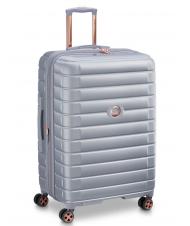 DELSEY SHADOW 5.0 Large size trolley, expandable GREY - Rigid Trolley Cases - 3