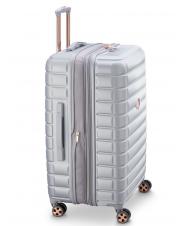 DELSEY SHADOW 5.0 Large size trolley, expandable GREY - Rigid Trolley Cases - 4