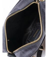 BORBONESE CAMERA CASE SMALL ECO LINE Mini shoulder bag, in fabric dark black - Women’s Bags - 5