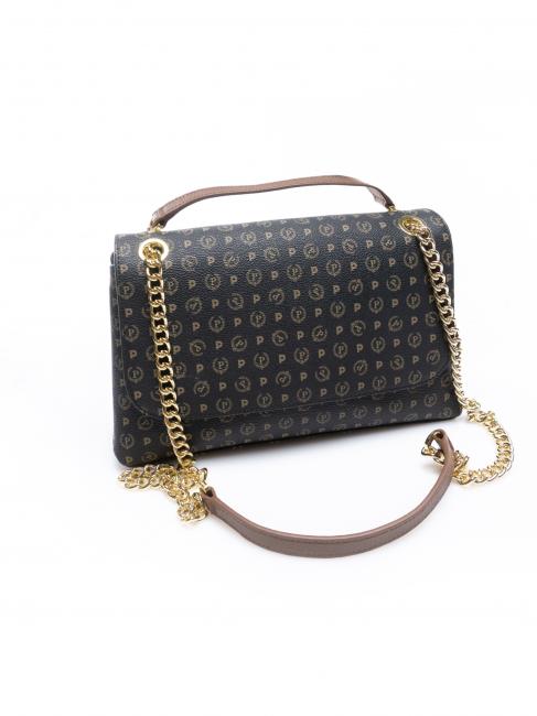 HERITAGE Medium shoulder bag black brown - Women&rsquo;s Bags