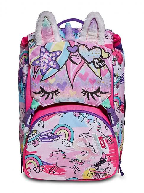 GANG ANIMALI FANTASY SJ Expandable backpack BLACK STRIPED FOREST - Backpacks & School and Leisure