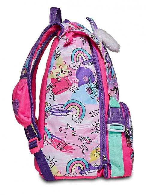GANG ANIMALI FANTASY SJ Expandable backpack BLACK STRIPED FOREST - Backpacks & School and Leisure