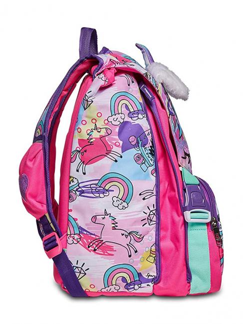 GANG ANIMALI FANTASY SJ Expandable backpack BLACK STRIPED FOREST - Backpacks & School and Leisure