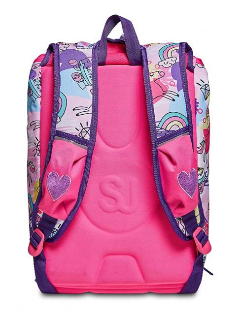 GANG ANIMALI FANTASY SJ Expandable backpack BLACK STRIPED FOREST - Backpacks & School and Leisure
