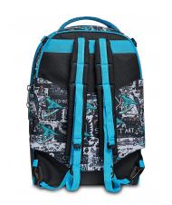 SJGANG GANG ANIMALI FLIP 3D SJ Detachable trolley backpack with triple wheels Black - Backpack trolleys - 4