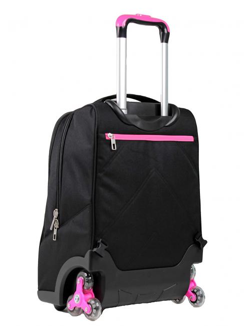YUB Backpack with trolley, with three wheels fuxiafluo - Backpack trolleys