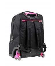YUB YUB Backpack with trolley, with three wheels fuxiafluo - Backpack trolleys - 4
