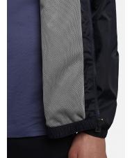 NAPAPIJRI A-MORGEX Kway logo hooded jacket blu marine - Men's Jackets - 6