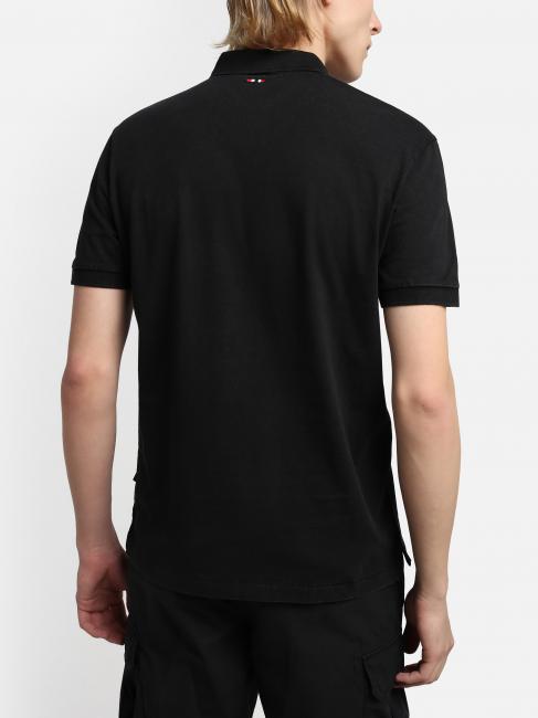 ELBAS JERSEY Micrologist cotton polo shirt black 041 - Polo shirt