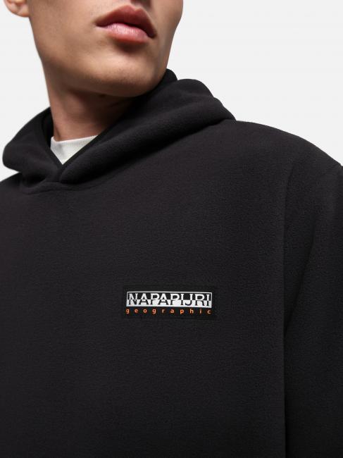 T-TRIENT H Hooded microfleece sweatshirt black 041 - Sweatshirts