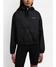 NAPAPIJRI A-MORGEX W Hooded kway jacket black 041 - Women's Jackets - 2