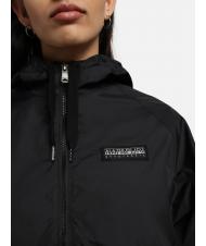 NAPAPIJRI A-MORGEX W Hooded kway jacket black 041 - Women's Jackets - 5