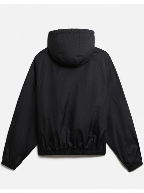 A-MORGEX W Hooded kway jacket black 041 - Women's Jackets